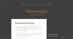 Desktop Screenshot of harmoniaquartet.com